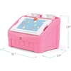 image:imageStep2 2in1 Toy Box amp Art Lid Kids Toy Storage Bin amp Organizer Easel amp Chest in One Made of Durable Plastic For Toddlers 2 Years Old TanPink
