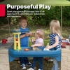 image:imageStep2 All Around Playtime Patio with Canopy Playset  Shaded Outdoor Playhouse for Kids with Realistic Interactive Features Room for Multiple Toddlers to Play  Dimensions 60 H x 475 W x 475 DGreen