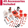 image:imageStep2 Big Builders Pro Workshop for Kids IndoorOutdoor Tool Bench for Children Interactive Play with Sounds Includes 45 Piece Toy Accessory Kit Made of Durable Plastic For Toddlers 3 Years Old