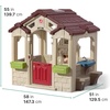image:imageStep2 Charming Cottage Kids Playhouse Indoor and Outdoor Clubhouse Playset Interactive Sounds Toddlers 2 Years Old Easy to AssemblePlayhouse