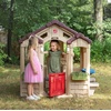 image:imageStep2 Charming Cottage Kids Playhouse Indoor and Outdoor Clubhouse Playset Interactive Sounds Toddlers 2 Years Old Easy to AssemblePlayhouse