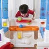 image:imageStep2 Crazy Maze Toddler Ball Pit Kids Playhouse IndoorOutdoor Playset Interactive Play with Sounds Includes 20 Colorful Balls Made of Durable Plastic For Toddlers 15 Years OldGreen Roof