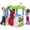image:imageStep2 Crazy Maze Toddler Ball Pit Kids Playhouse IndoorOutdoor Playset Interactive Play with Sounds Includes 20 Colorful Balls Made of Durable Plastic For Toddlers 15 Years OldGreen Roof