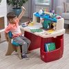 image:imageStep2 Deluxe Art Master Desk Kids Activity Table amp Chair Arts amp Crafts Desk Made of Durable Plastic For Toddlers 3 Years Old