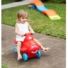 image:imageStep2 Dino Dash Kids Push Car Foot Powered Ride On Toy Practice Balance with 4 Wheels Track Not Included Made of Durable Plastic Max Weight 50 lbs for Toddlers 25 Years Old GreenSky Rider