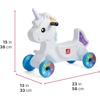 image:imageStep2 Dino Dash Kids Push Car Foot Powered Ride On Toy Practice Balance with 4 Wheels Track Not Included Made of Durable Plastic Max Weight 50 lbs for Toddlers 25 Years Old GreenUnicorn