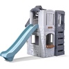 image:imageStep2 Enchanting Adventures 2Story Kids Playhouse Outdoor Playhouse with Kitchenette amp Slide Rock Climbing Wall Made of Durable Plastice For Toddlers 48 Years OldPlayhouse  Slide