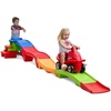 image:imageStep2 Farther amp Faster Coaster Track Expansion Pack Extra 3 Feet Kids Ride On Toy Roller Coaster Track Push Car IndoorOutdoor Playset Made of Durable Plastic For Toddlers 25 Years OldSecond Edition