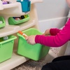 image:imageStep2 Flip amp Doodle Easel Desk With Stool Kids 2 in 1 Activity Table Art Board Made of Durable Plastic For Toddlers 2 Years Old