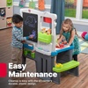 image:imageStep2 Great Creations Art Center Kids Activity Table Arts amp Crafts Desk Made of Durable Plastic Includes Bench For Toddlers 3 Years Old