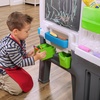 image:imageStep2 Great Creations Art Center Kids Activity Table Arts amp Crafts Desk Made of Durable Plastic Includes Bench For Toddlers 3 Years Old