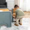 image:imageStep2 Harmony Kids Table amp Chair Set Playroom Activity Table for Arts amp Crafts Made of Durable Plastic for Toddlers 2 Years Old Sage GraySage Gray