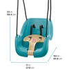 image:imageStep2 Infant to Toddler Swing Baby Outdoor Swing Backyard Bucket Style Swing Seat Secure Harness Outside WeatherResistant Rope Attach to Playset For Toddlers 9 Months 3 Years Old