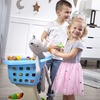 image:imageStep2 Little Helpers Shopping Cart for Kids Play Grocery Cart Made of Durable Plastic for Toddlers 2 Years Old BlueBlue