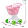 image:imageStep2 Little Helpers Shopping Cart for Kids Play Grocery Cart Made of Durable Plastic for Toddlers 2 Years Old BluePink