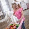 image:imageStep2 Little Helpers Shopping Cart for Kids Play Grocery Cart Made of Durable Plastic for Toddlers 2 Years Old BluePink