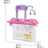 image:imageStep2 Love amp Care Deluxe Baby Doll Nursery Playset for Kids Compact Changing Station amp Crib Made of Durable Plastic Includes Toy Accessories For Toddlers 26 Years Old PinkPink