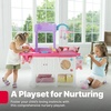 image:imageStep2 Love amp Care Deluxe Baby Doll Nursery Playset for Kids Compact Changing Station amp Crib Made of Durable Plastic Includes Toy Accessories For Toddlers 26 Years Old PinkPink