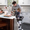 image:imageStep2 Mobile Helper Toddler Step Stool amp Tower Stand Adjustable Height amp Builtin Storage NonSlip Feet Includes Safety Bar Easy Wipe Down for Kids 15 Years Old