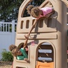 image:imageStep2 Naturally Playful Playhouse Climber and Swing Set Extension for Kids Outdoor Playset with Slide Two Strap Swings and Secret Playhouse Durable Plastic Ages 3 to 8 Years