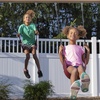 image:imageStep2 Naturally Playful Playhouse Climber and Swing Set Extension for Kids Outdoor Playset with Slide Two Strap Swings and Secret Playhouse Durable Plastic Ages 3 to 8 Years