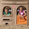 image:imageStep2 Naturally Playful Playhouse Climber and Swing Set Extension for Kids Outdoor Playset with Slide Two Strap Swings and Secret Playhouse Durable Plastic Ages 3 to 8 Years