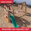 image:imageStep2 Naturally Playful Playhouse Climber and Swing Set Extension for Kids Outdoor Playset with Slide Two Strap Swings and Secret Playhouse Durable Plastic Ages 3 to 8 Years