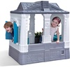 image:imageStep2 Neat amp Tidy Cottage Kids Playhouse Indoor and Outdoor Playset Interactive Sounds Toddlers 15 Years Old Easy to Assemble GreyGrey