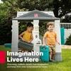 image:imageStep2 Neat amp Tidy Cottage Kids Playhouse Indoor and Outdoor Playset Interactive Sounds Toddlers 15 Years Old Easy to Assemble GreyGrey