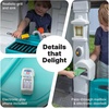 image:imageStep2 Neat amp Tidy Cottage Kids Playhouse Indoor and Outdoor Playset Interactive Sounds Toddlers 15 Years Old Easy to Assemble GreyGrey