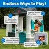 image:imageStep2 Neat amp Tidy Cottage Kids Playhouse Indoor and Outdoor Playset Interactive Sounds Toddlers 15 Years Old Easy to Assemble GreyGrey