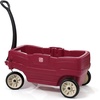 image:imageStep2 Neighborhood Wagon Kids Ride On Toy Stroller Substitute Includes Seat Belts Made of Durable Plastic Max Weight 75 lbs For Toddlers 155 Years Old RedRed