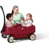 image:imageStep2 Neighborhood Wagon Kids Ride On Toy Stroller Substitute Includes Seat Belts Made of Durable Plastic Max Weight 75 lbs For Toddlers 155 Years Old RedRed