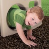 image:imageStep2 Panda Climber  Outdoor Toddler Activity Playset TanRedYellowBlue