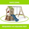 image:imageStep2 Play Up Gym Set for Kids Outdoor Swing Set Backyard Slide Swings Playhouse amp Crawl Space Two Tier Easy Set Up Toddlers Ages 36 Years OldSwing Set