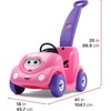 image:imageStep2 Push Around Buggy Kids Push Car Toddler RideOn Toy with Seat Belt and Horn Red Ages 18 MonthsPink