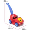 image:imageStep2 Push Around Buggy Kids Push Car Toddler RideOn Toy with Seat Belt and Horn Red Ages 18 MonthsRed