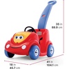 image:imageStep2 Push Around Buggy Kids Push Car Toddler RideOn Toy with Seat Belt and Horn Red Ages 18 MonthsRed