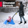 image:imageStep2 Push Around Sled Kids Ride On Toy amp Outdoor Snow Toboggan Made of Durable Plastic Max Weight 40 lbs for Toddlers 153 Years Old Blue