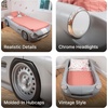 image:imageStep2 Roadster ToddlertoTwin Bed Transition Race Car Bed for Boys amp Girls Adjustable Made of Durable Plastic For Toddlers 3 Years Old Gray