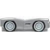 image:imageStep2 Roadster ToddlertoTwin Bed Transition Race Car Bed for Boys amp Girls Adjustable Made of Durable Plastic For Toddlers 3 Years Old Gray