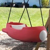 image:imageStep2 Rocket Swing for Two Baby Outdoor Swing Outside WeatherResistant Rope Attach to Playset for Toddlers 9 Months  3 Years Old