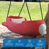 image:imageStep2 Rocket Swing for Two Baby Outdoor Swing Outside WeatherResistant Rope Attach to Playset for Toddlers 9 Months  3 Years Old