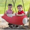 image:imageStep2 Rocket Swing for Two Baby Outdoor Swing Outside WeatherResistant Rope Attach to Playset for Toddlers 9 Months  3 Years Old