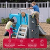image:imageStep2 Scout amp Slide Climber Kids Outdoor Playset Backyard Playground Set Slide Climbing Wall Tunnel Outside Vintage Style Jungle Gym for Toddlers 26 Years OldClimber