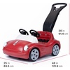 image:imageStep2 SidebySide Push Around Roadster Kids Push Car 2 Seat Ride On Car Seat Belts amp Horn for Toddlers 154 Years Old Red