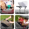 image:imageStep2 SidebySide Push Around SUV Kids Push Car 2 Seats Stroller Substitute Includes Seat Belts amp Horns Made of Durable Plastic Max Weight 100 lbs for Toddlers 155 Years Old GrayGray