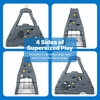 image:imageStep2 Skyward Summit for Kids Climbing Wall Playset for Toddlers Ages 4 8 Years Old Easy to Assemble Kids Outdoor Playground for BackyardStep2 Skyward