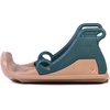 image:imageStep2 Snow Runner Kids Ride On Toy amp Outdoor Snow Sled amp Toboggan Fits 2 Riders Made of Durable Plastic Max Weight 120 lbs for Toddlers 36 Years Old Tan amp Green