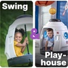 image:imageStep2 Space Capsule Swing Kids IndoorOutdoor Swing or Playhouse Backyard Playground Set Attach to Playset or Tree for Children 38 Years Old